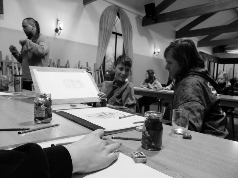 Art Class with Pawel Wroblewski art classes for kids and teens fermoy youth centre
