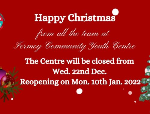 Centre Closed for Christmas Holidays