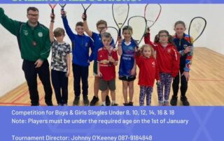 2023 All Ireland Junior Even Championships Racquetball
