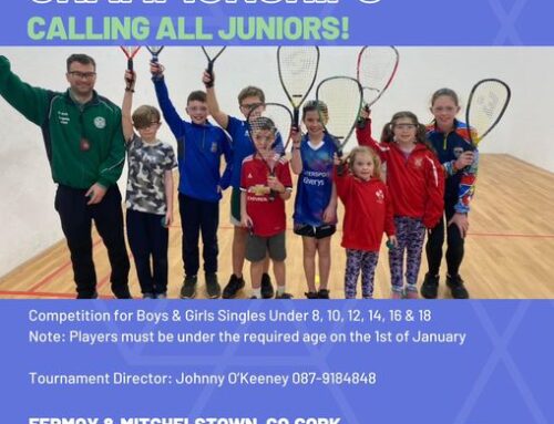 2023 All Ireland Racquetball Junior Even Championships