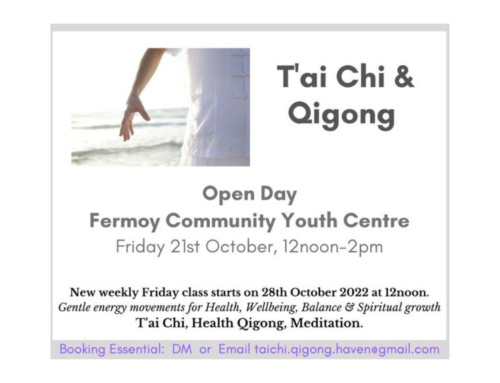 T’ai Chi and Qigong Classes Open Day in Fermoy Community Youth Centre