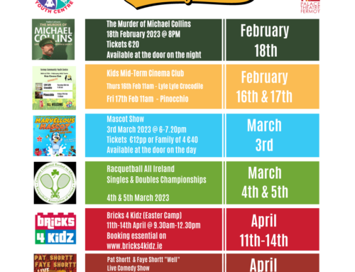 Fermoy Community Youth Centre Upcoming Events