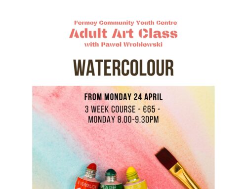 Adult Art Classes – ‘Watercolour’ 3 Week Course